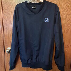 Georgetown University Nike Golf Navy Pullover - Small